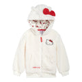 Hello Kitty Cozy Sherpa Zip Up Cosplay Hoodie
