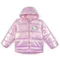 Hello Kitty Girls Hooded Zip Up Winter Coat Puffer Jacket Little Kid to Big Kid