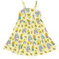 Hello Kitty Square Neck Smocked Cami Dress
