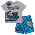 Hot Wheels T-Shirt and French Terry Shorts Outfit Set