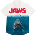 JAWS Camisa de vestir hawaiana con botones