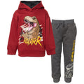 Jurassic World Jurassic World Dinosaur T-Rex Fleece Pullover Hoodie and Pants Outfit Set
