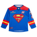 Justice League Superman Mesh Hockey Jersey Long Sleeve T-Shirt