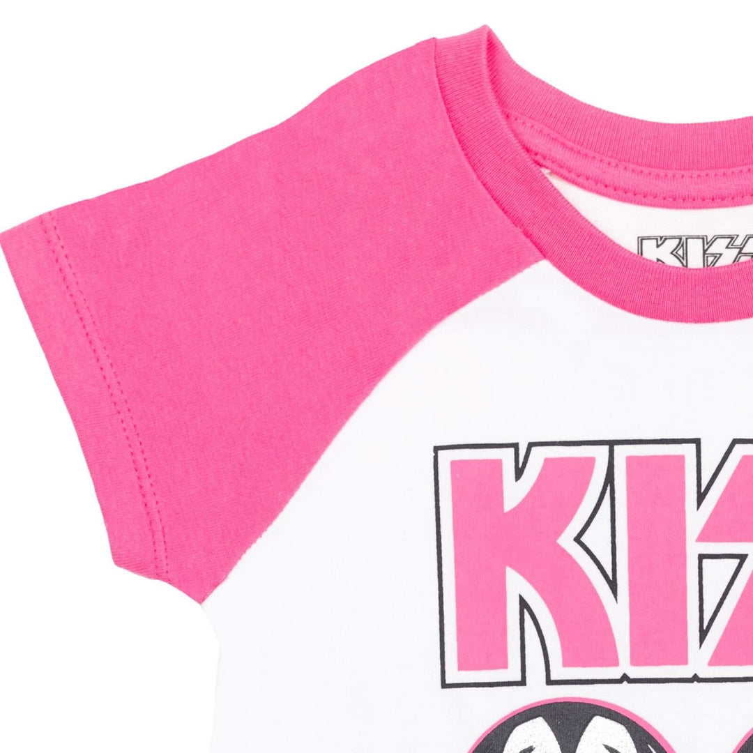 Beso 2 Pack Ringer Raglan Camiseta gráfica