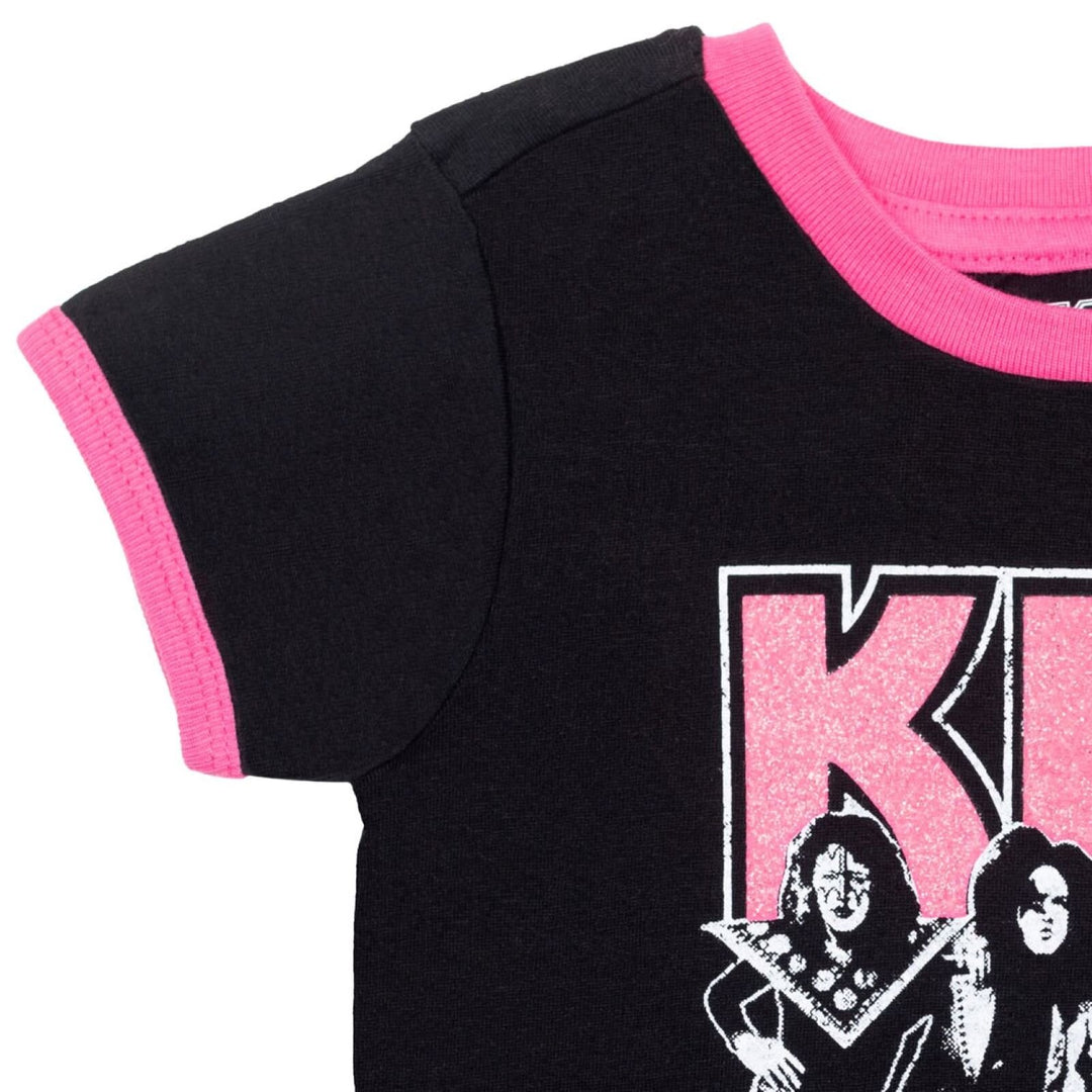 Beso 2 Pack Ringer Raglan Camiseta gráfica