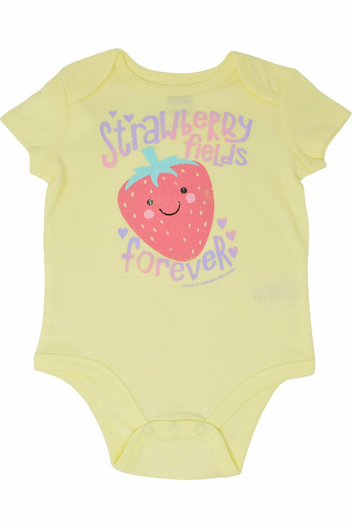 Lennon & McCartney 5 Pack Short Sleeve Bodysuit - imagikids