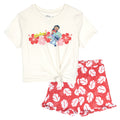 Lilo & Stitch T-Shirt and French Terry Shorts Outfit Set