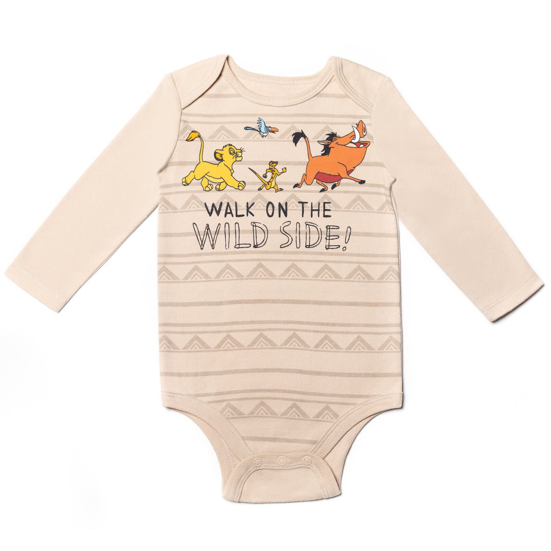 The Lion King 5 Pack Long Sleeve Bodysuit