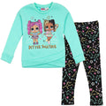 L.O.L. Surprise! Crossover Fleece Sweatshirt and Leggings Outfit Set