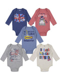 Letras de Lennon y McCartney Pack de 5 monos