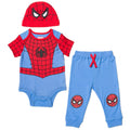 Marvel 3 Piece Outfit Set: Bodysuit Pants Hat