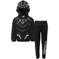 Marvel Avengers Black Panther Fleece Athletic Pullover Hoodie and Pants Outfit Set