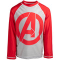 Marvel Avengers Captain America UPF 50+ Rash Guard Swim Shirt