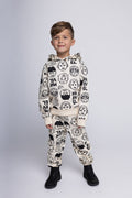 Marvel Avengers Fleece Drop Shoulder Pullover Hoodie and Jogger Pants Outfit Set Toddler to Big Kid