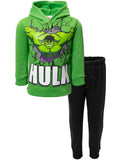 Marvel Avengers The Hulk Fleece Pullover Hoodie and Pants Outfit Set
