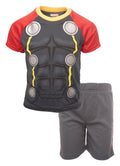 Marvel Avengers Thor Cosplay Athletic T-Shirt Shorts Outfit Set