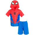 Marvel Spider-Man Mesh Athletic T-Shirt Shorts Outfit Set