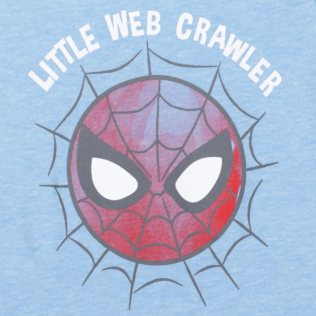 Conjunto de mameluco de manga corta y gorro de Spider-Man