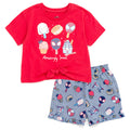 Marvel Spider-Man T-Shirt and Chambray Shorts Outfit Set