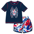 Marvel Spider-Man UPF 50+ Rash Guard and Swim Trunks Outfit Set