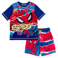 Marvel Spider-Man UPF 50+ Rash Guard and Swim Trunks Outfit Set