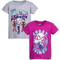 Marvel Spidey and His Amazing Friends Girls 2 Pack T-Shirts Toddler to Little Kid