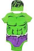 Conjunto de gorro y mono de cosplay de Marvel The Hulk