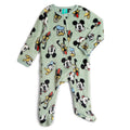 Mickey Mouse Flannel Fleece Zip Up Woobie Sleep N' Play Coverall