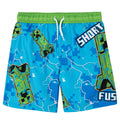 Minecraft Creeper Swim Trunks Bathing Suit UPF 50+