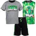 Minecraft Creeper Camiseta de malla Tank Top Shorts