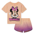 Disney Minnie Mouse T-Shirt and French Terry Shorts Outfit Set