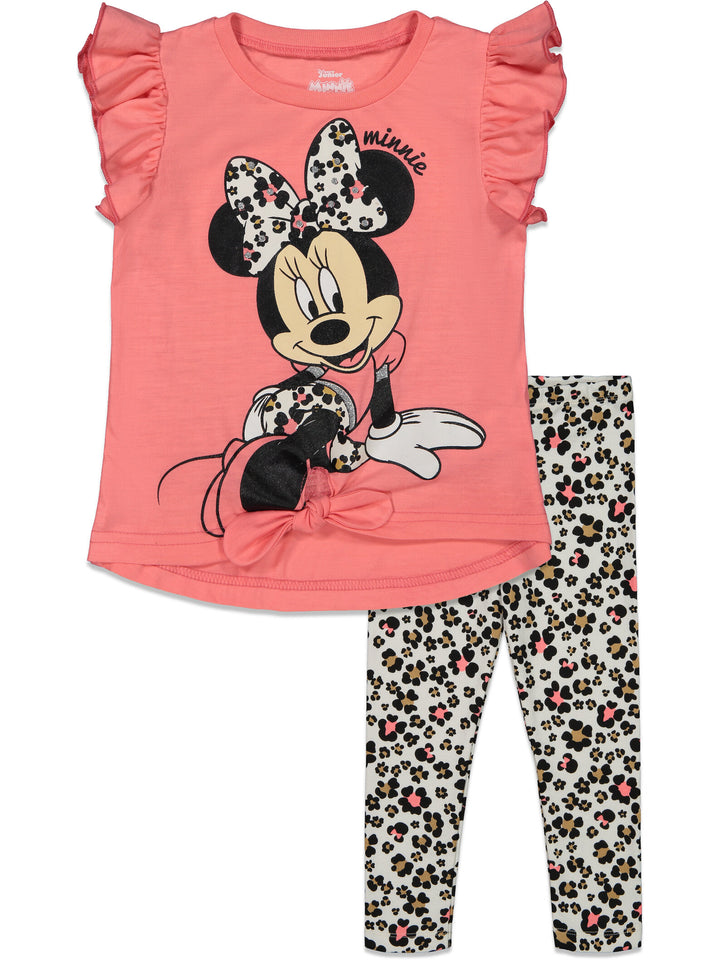 Minnie Mouse Graphic T-Shirt & Leggings Set
