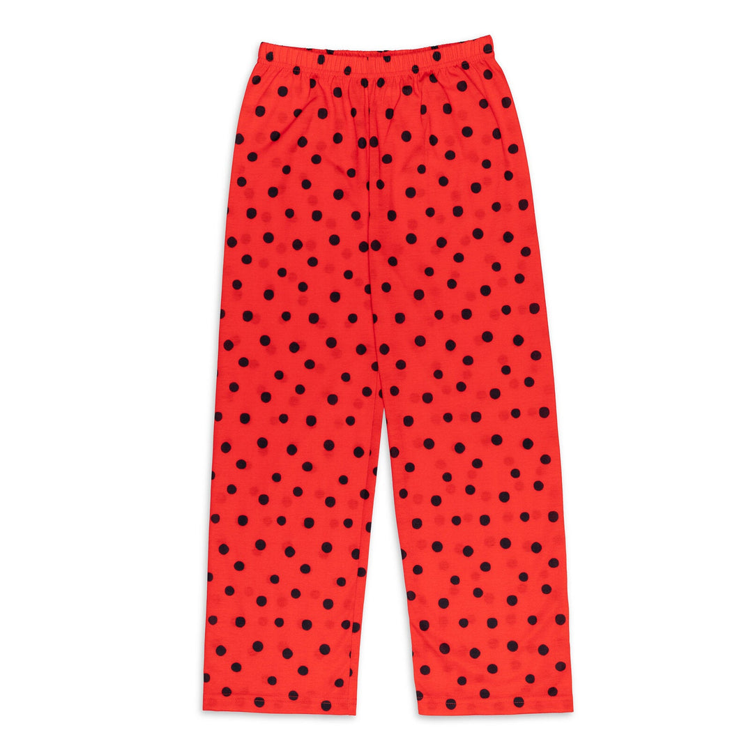 Miraculous Ladybug Pajama Shirt Pants and Matching Doll Outfits 4 Piece Set - imagikids
