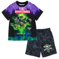 Monster Jam Grave Digger Pajama Shirt and Shorts Sleep Set