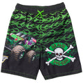 Monster Jam Grave Digger UPF 50+ Swim Trunks Bathing Suit