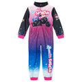 Monster Jam Sparkle Smash French Terry Racing Zip Up Coverall