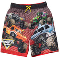 Monster Jam UPF 50+ Swim Trunks Bathing Suit