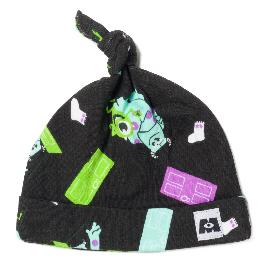 Monsters Inc. Pixar 3 Piece Outfit Set: Cuddly Bodysuit Pants Hat