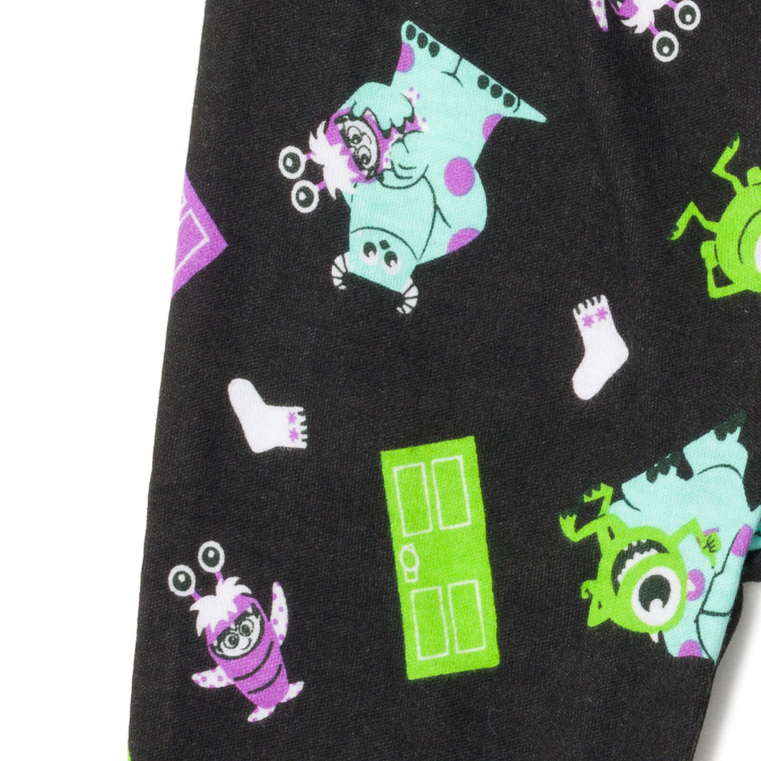 Monsters Inc. Pixar 3 Piece Outfit Set: Cuddly Bodysuit Pants Hat