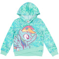 My Little Pony Rainbow Dash Girls French Terry Pullover Crossover Hoodie Toddler to Big Kid