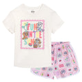 Paw Patrol Drop Shoulder T-Shirt and French Terry Dolphin Shorts Outfit Set