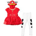 Conjunto de camiseta y calzas con capucha de Marshall de la Patrulla Canina