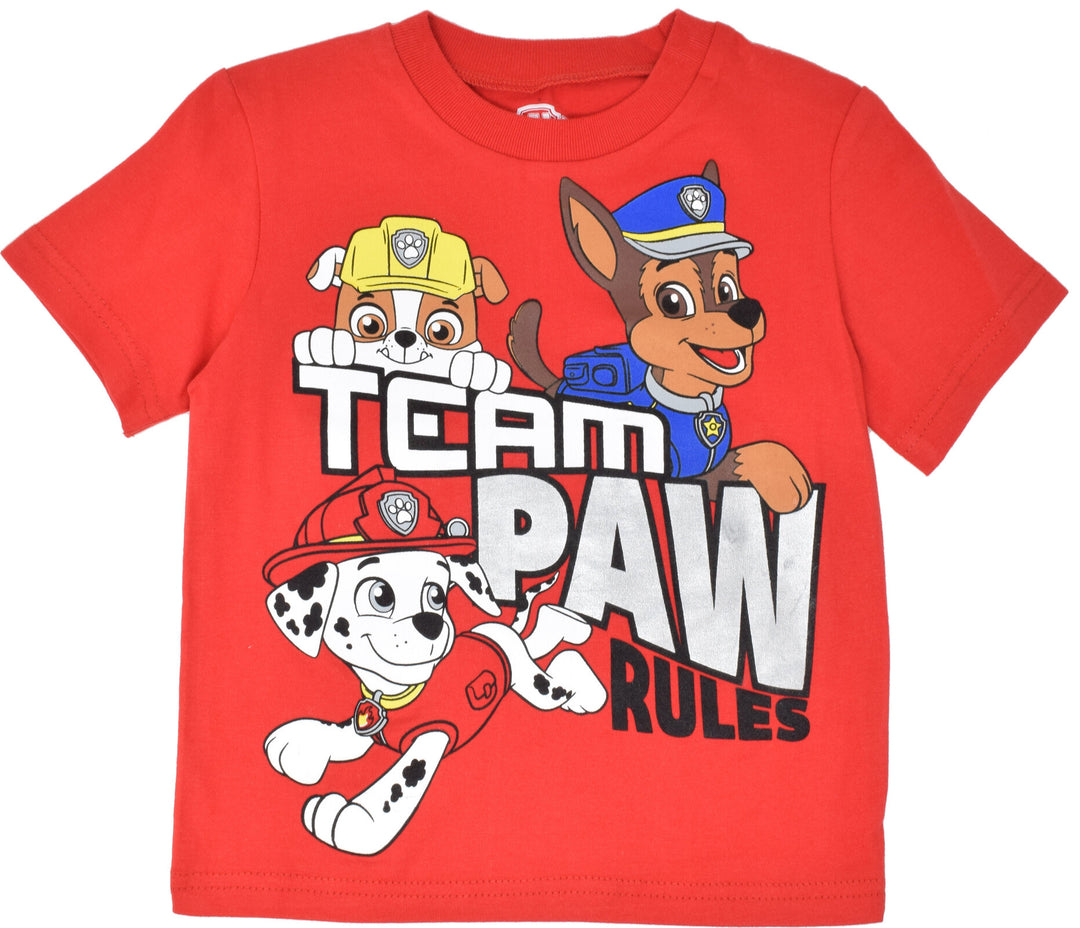 Paw Patrol Pullover T-Shirt and Mesh Shorts Outfit Set