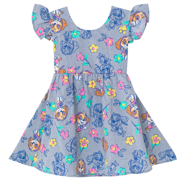 Paw Patrol Skye Sleeveless Chambray Dress