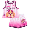 Paw Patrol Skye Jersey Athletic Tank Top and Shorts Outfit Set