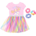 Skye Tutu Short Sleeve Dress & Scrunchie Set with Scrunchy