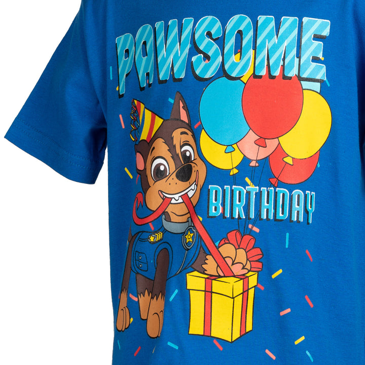 Paw Patrol Chase Birthday T-Shirt