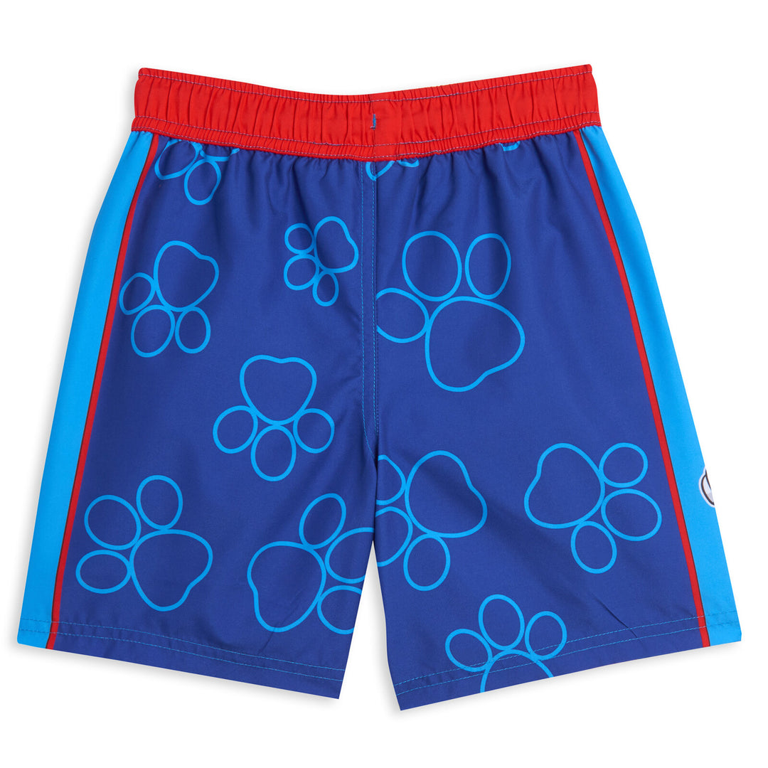 Paw Patrol UPF 50+ Pullover Rash Guard Swim Trunks Outfit Set