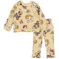 Paw Patrol Waffle Knit Pullover Sweatshirt and Jogger Pants Outfit Set