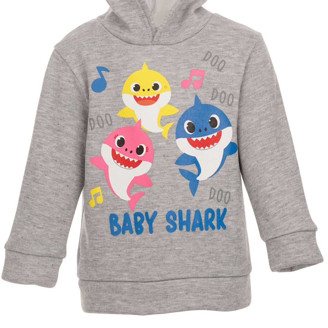 Pinkfong Baby Shark Fleece Pullover Hoodie and Pants Outfit Set